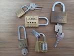 5 Stuks HANGENSLOOTEN ABUS, Ophalen of Verzenden, Nieuw, Koper of Messing