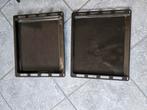 2 ovenbakplaten, Huis en Inrichting, Keuken | Keukenelementen, Ophalen, Gebruikt, Zwart
