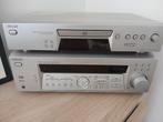 Chaîne hifi Sony (ampli+lecteur CD) + paire de baffles Morda, Audio, Tv en Foto, Luidsprekerboxen, Gebruikt, 60 tot 120 watt, Front, Rear of Stereo speakers