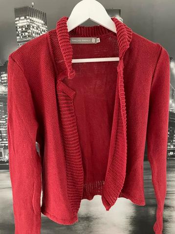 bordeau winter pull cardigan Francoise Pendville - M beschikbaar voor biedingen
