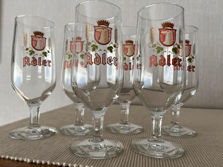 Bierglazen “Adler”, Collections, Verres & Petits Verres, Comme neuf, Enlèvement