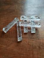 12 Oude geslepen glazen bestekleggers, Antiek en Kunst, Ophalen of Verzenden