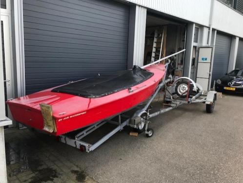 flying arrow project., Watersport en Boten, Sloepen, Gebruikt, 3 tot 6 meter, Geen motor, Polyester, Ophalen