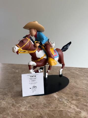 Tintin Nostalgie le cow-boy à cheval beschikbaar voor biedingen
