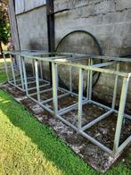 Onderstel voor IBC tank 1000l 1m hoog, 3 stuks, Tuin en Terras, Regentonnen, Ophalen, Gebruikt, Metaal