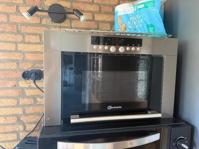 Bauknecht inbouw magnetron EMCS 8238, Elektronische apparatuur, Microgolfovens, Gebruikt, Inbouw, Microgolfoven, 45 tot 60 cm