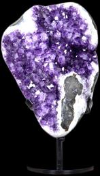 Amethyst Geode Uruguay Amethyste Edelsteen Agaat, Collections, Minéraux & Fossiles, Envoi