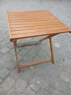 table en bois pliante, Maison & Meubles, Tables | Tables à manger, 50 à 100 cm, Carré, Enlèvement, Utilisé