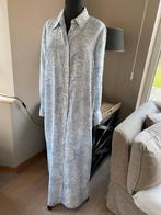 SCAPA lichtblauw/witte lange zijden jurk - 38, Maat 38/40 (M), Scapa, Blauw, Ophalen of Verzenden