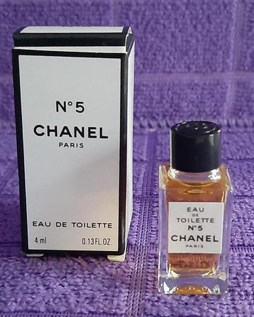 Mini parfumflesje CHANEL5, Verzamelen, Ophalen of Verzenden, Nieuw, Miniatuur, Gevuld