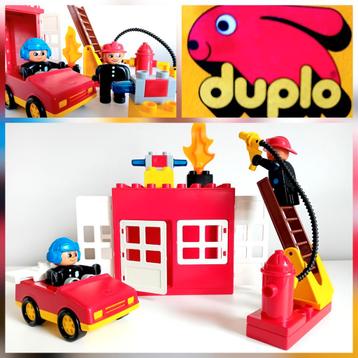 Lego duplo brandweer alles samen met leuk brandweergeluidje  beschikbaar voor biedingen