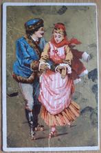 Victorian ADVERTISING CARD : AU PARAPLUIE ROUGE / JAMAR-DELB, Zo goed als nieuw, Voor 1940, Prent, Verzenden