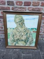 Opgehoogde zeefdrukprent, Antiek en Kunst, Ophalen of Verzenden