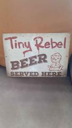 une plaque en fer émaillée, Enlèvement, Comme neuf, Panneau publicitaire