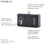 FLIR ONE PRO Android USB C Caméra thermique pour smartphone, Télécoms, Objets connectés accessoires, Comme neuf, Autres accessoires
