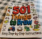 Tekenboek met 500 figuren om te leren tekenen, Kinderen en Baby's, Speelgoed | Educatief en Creatief, Knutselen, Zo goed als nieuw