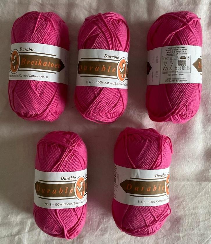 Katoengaren Durable nr. 8, Hobby en Vrije tijd, Breien en Haken, Nieuw, Breien of Haken, Wol of Garen, Ophalen of Verzenden