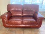 Lederen zetel, Huis en Inrichting, Zetels | Zetels, Ophalen, 100 tot 125 cm, 150 tot 200 cm, Tweepersoons