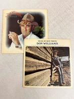 2x vinyles Don Williams, portrait tu es mon meilleur ami, CD & DVD, Vinyles | Country & Western, Enlèvement ou Envoi
