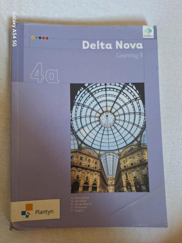 Delta nova leerweg 5 - 4a - wiskunde, Boeken, Schoolboeken, Gelezen, Wiskunde A, ASO, Ophalen