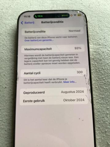 Iphone 16 Pro max gold 256GB beschikbaar voor biedingen