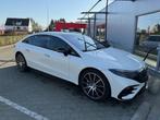 Mercedes EQS 580 4Matic AMG Line 2022, Zwart, Wit, Leder, Elektrisch