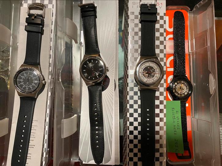 Montres mécaniques Swatch, différents modèles Sistem51, etc, Handtassen en Accessoires, Sporthorloges, Ophalen of Verzenden