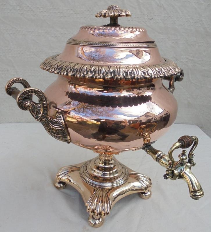 hele mooie samovar samovaar samovoir kraantjeskraan, Antiek en Kunst, Antiek | Overige Antiek, Ophalen of Verzenden