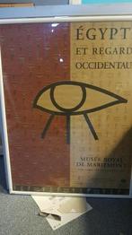 Tentoonstellingsposter van Egypte in Mariemont 1996, Verzamelen, Ophalen of Verzenden