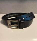 Ceinture Silver Creek - cuir - noir, Vêtements | Hommes, Ceintures, Cuir véritable, Enlèvement ou Envoi, 95 à 105 cm, Comme neuf