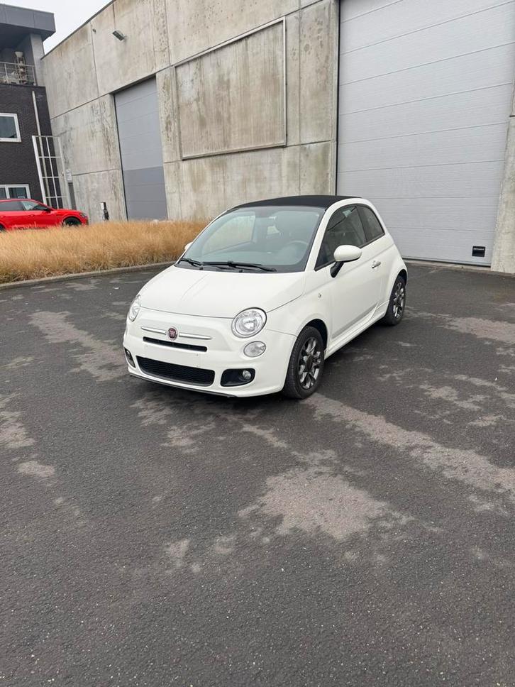 Fiat 500C 1.2 benzine euro6b km 98700 bj2014 1jaar garantie, Autos, Fiat, Entreprise, Achat, ABS, Airbags, Air conditionné, Bluetooth