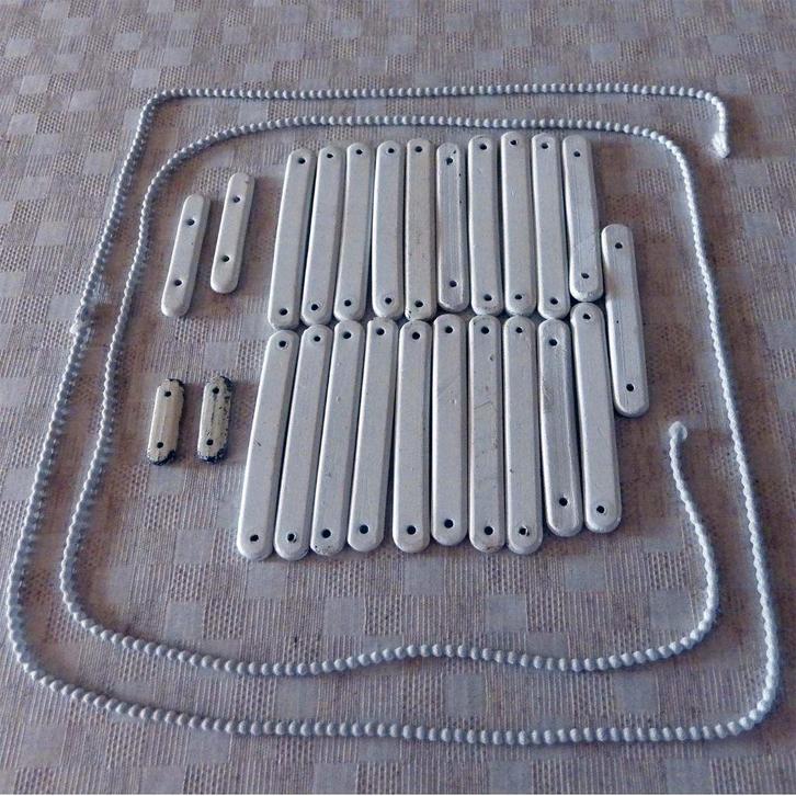 Verzwarende Loodplaatjes/Loodkoord., Huis en Inrichting, Stoffering | Gordijnen en Lamellen, Gebruikt, Ophalen