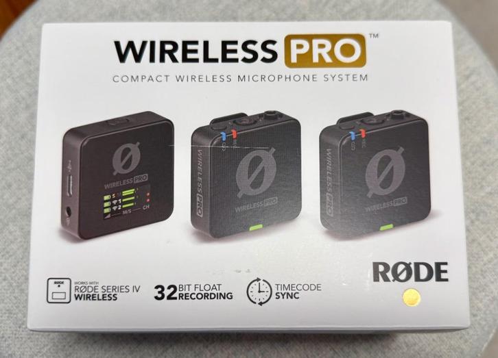 Rode Wireless Pro + accessoires, Muziek en Instrumenten, Microfoons, Zo goed als nieuw, Overige typen, Draadloos, Ophalen of Verzenden