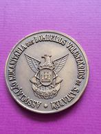 1971 Portugal 100 jaar vrijwillige brandweer Santarem brons, Postzegels en Munten, Verzenden, Brons