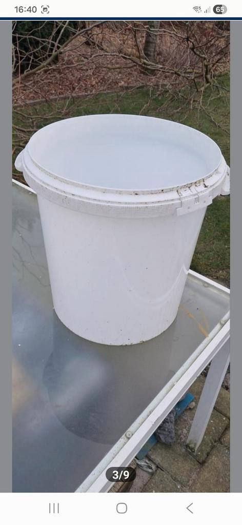 Tonnen 30 á 35 l. met deksel, Maison & Meubles, Seaux, Avec couvercle, Enlèvement