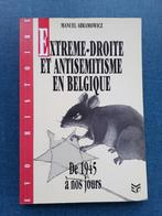 Extreemrechts en antisemitisme in België. Van 1945 tot heden, Boeken, Gelezen, Ophalen of Verzenden, 20e eeuw of later, Manuel Abramowicz