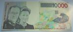 10000 belgische frank - koning albert en paola - 1997 - FDC, Postzegels en Munten, Los biljet, Ophalen of Verzenden
