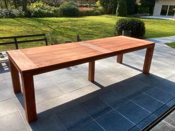 Bristol teak tuintafel 100x290cm, Tuin en Terras, Ophalen, Zo goed als nieuw, Hout