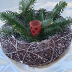 Kerstkrans. Liggend model om op te vullen., Huis en Inrichting, Woonaccessoires | Kransen, Ophalen of Verzenden, Zo goed als nieuw