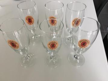 6 vintage Whitbread Pale Ale glazen beschikbaar voor biedingen