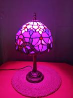 Tafellamp glas in lood.tyffany stijl ., Verzenden, Nieuw, Glas, Tiffany