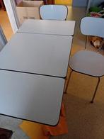 TABLE PLIANTE MICA ET 2 CHAISES ADULTES, Maison & Meubles, Tables | Tables d'appoint, Rectangulaire, 60 cm ou plus, Bois, Enlèvement