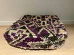 Poef grondkussen, Ophalen, Zo goed als nieuw, Paars, Vierkant
