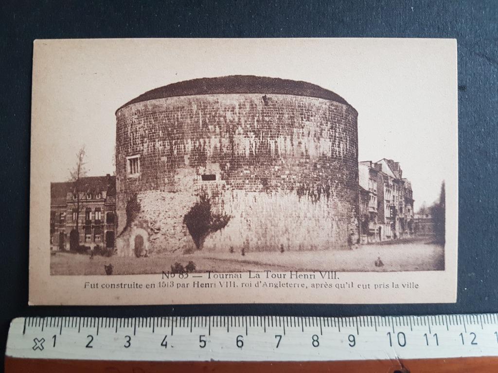 Petite carte d'honneur : Carte d'Honneur Tournai La tour, Collections, Cartes postales | Belgique, Non affranchie, Hainaut, 1920 à 1940