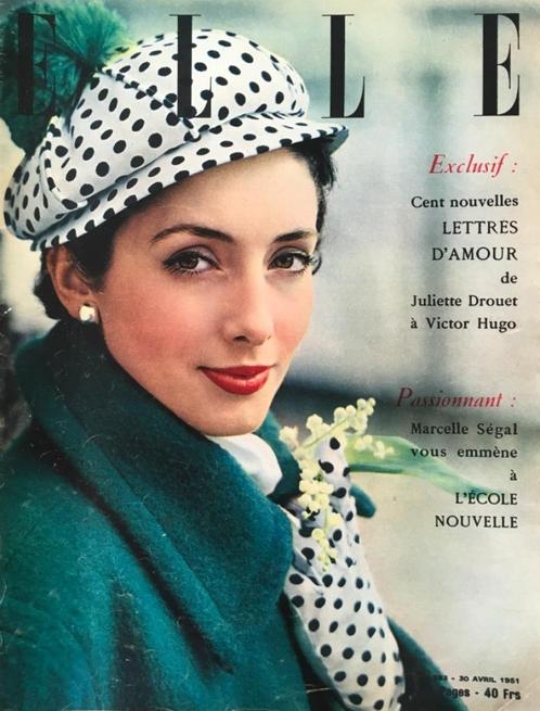 ELLE France - 30 Avril 1951 - April 1951, Boeken, Tijdschriften en Kranten, Gelezen, Damesbladen, Verzenden