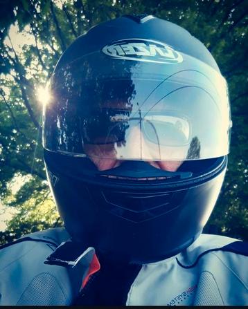 Lazer motor scooter helm integraal mat donkergrijs+vizier beschikbaar voor biedingen