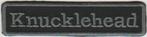 Harley Davidson Knucklehead stoffen opstrijk patch embleem #, Verzenden, Nieuw