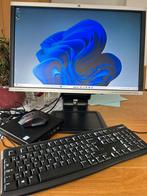 HP Elitedesk 800 G2 micro-pc + HP-monitor, Ophalen, 8 GB, Minder dan 2 Ghz, HP