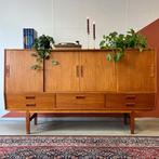 - Vintage highboard, buffetkast, Deens •ATOM• -, Huis en Inrichting, Gebruikt, Ophalen of Verzenden