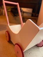 Houten poppenwagen, Kinderen en Baby's, Speelgoed | Houten speelgoed, Ophalen, Gebruikt, Duw- of Trekspeelgoed